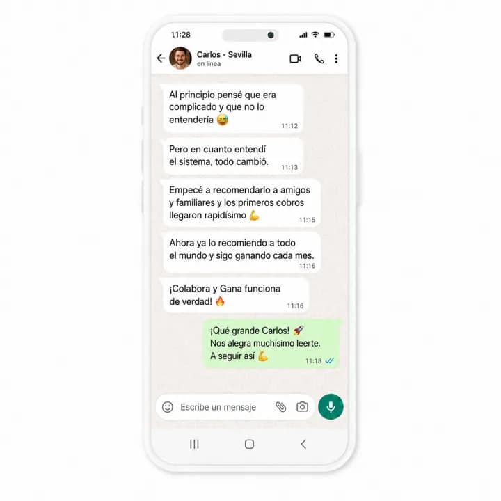 Captura de WhatsApp de Carlos - Sevilla